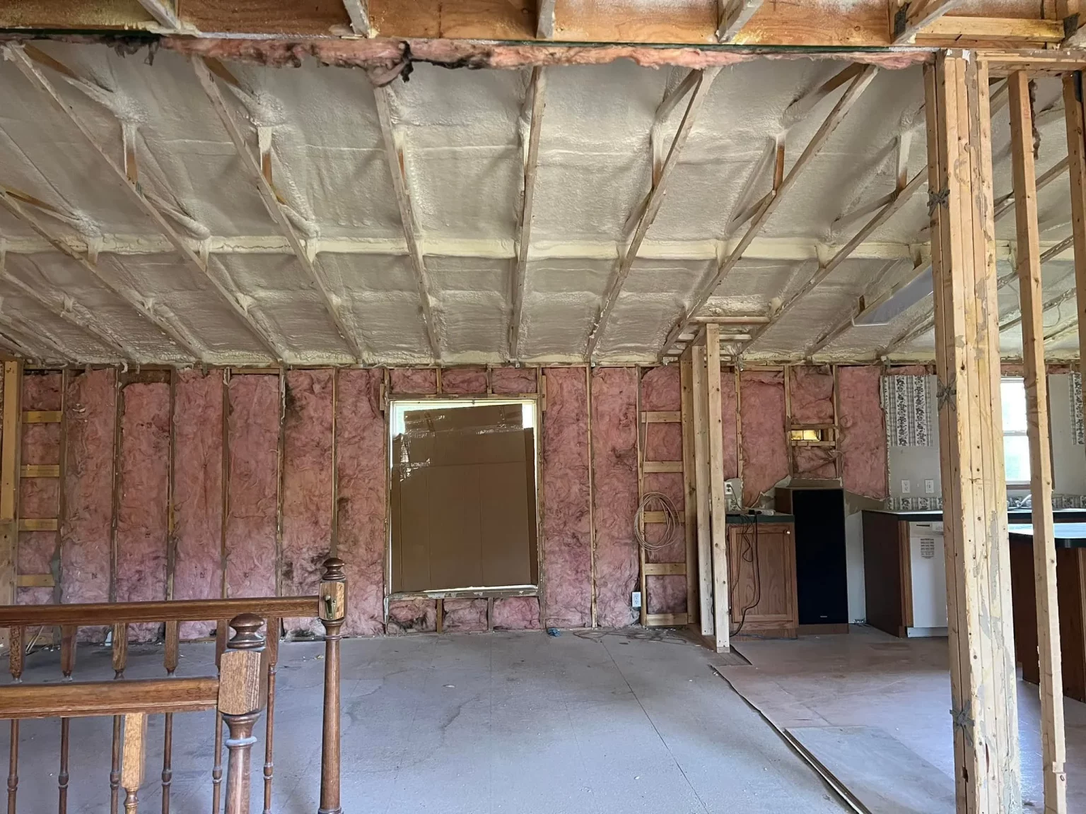 Fiberglass Insulation By Proseal Spray Foam