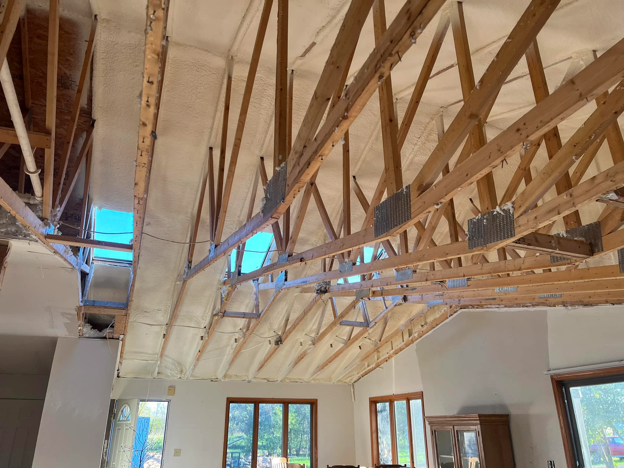 spray foam roofing contractor in Waupaca, WI