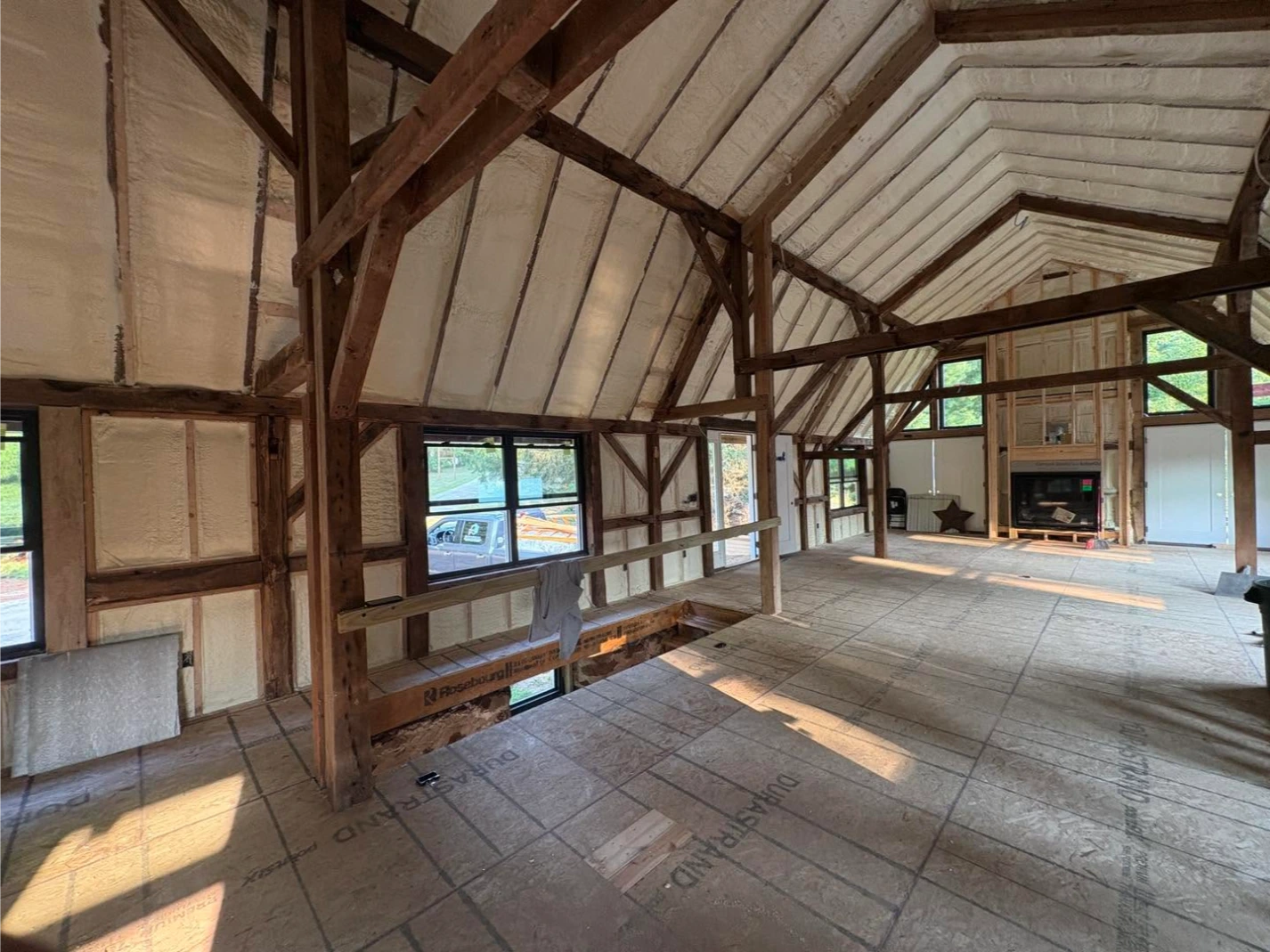 New construction insulation - Proseal Spray foam (1) AIR SEALING SERVICES