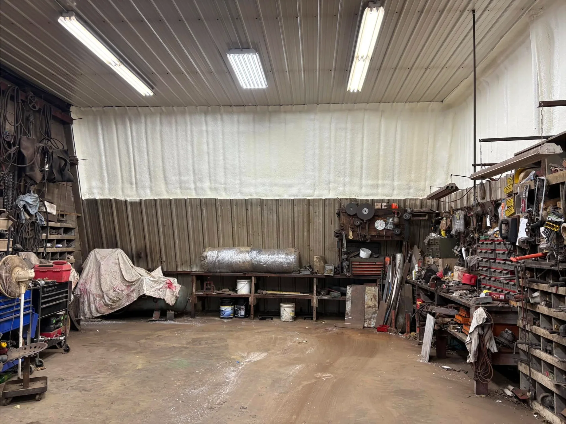 Retrofit insulation Proseal Spray foam 1